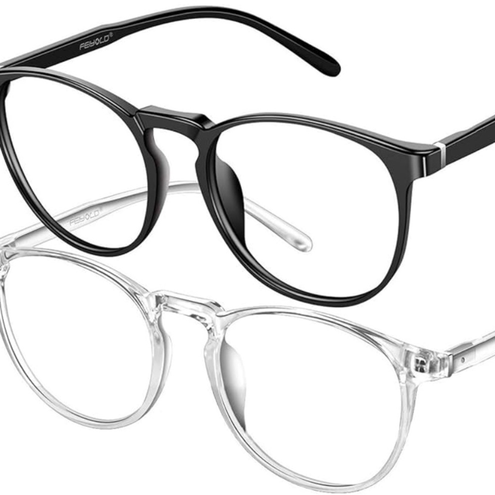 Blue light glasses black frame